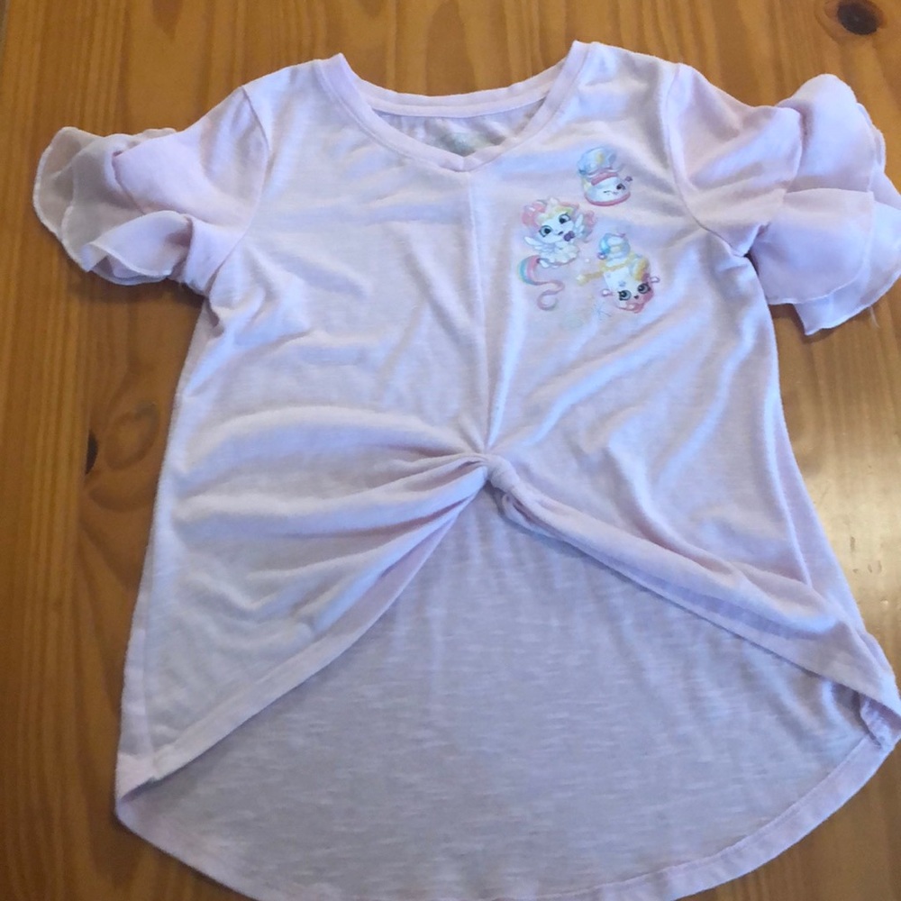 Girls shopkins shirt size 6-6X